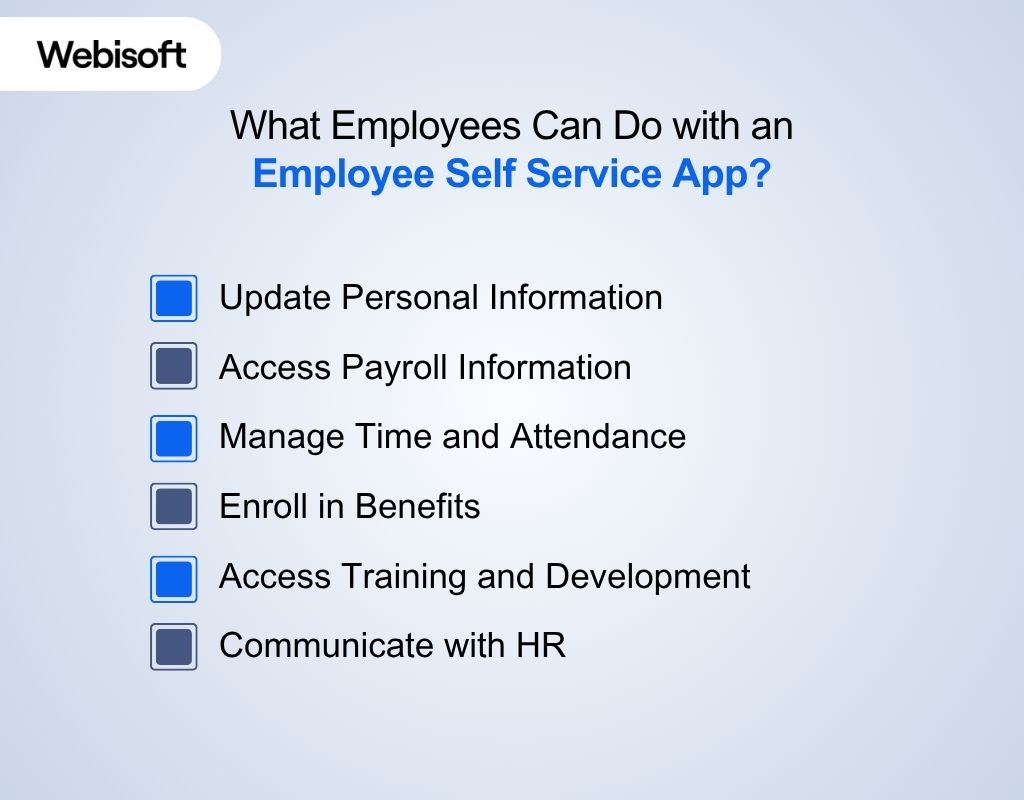 What Employees Can Do with an Employee Self Service App