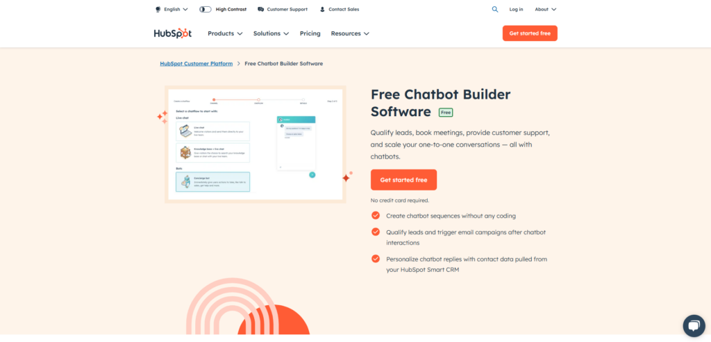 HubSpot Chatbot Builder