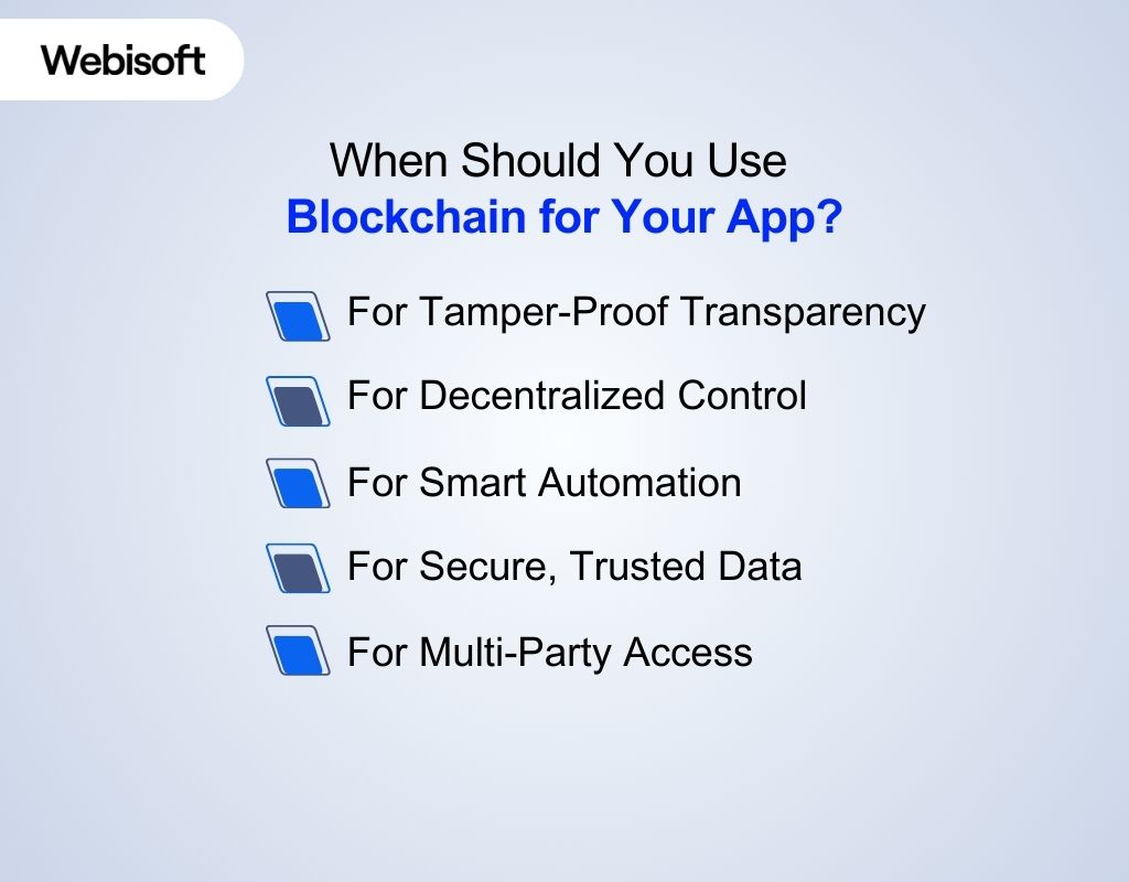When Should You Use Blockchain for Your App