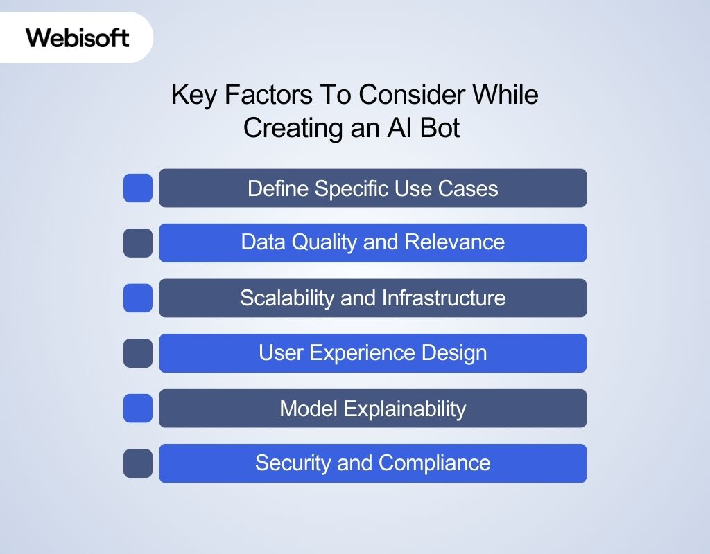 Key Factors To Consider While Creating an AI Bot