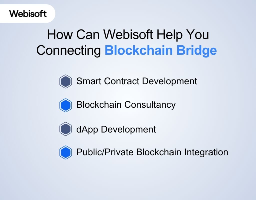 How Can Webisoft Help You Connecting Blockchain Bridge 