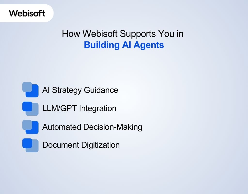 How Webisoft Supports You in Building AI Agents