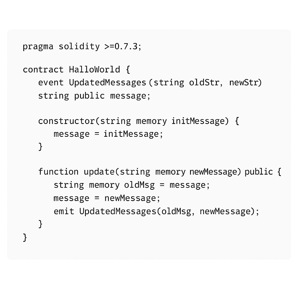 Write Your Solidity Contract