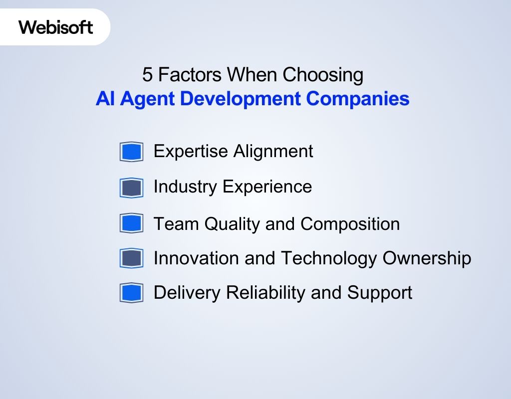 5 Factors When Choosing AI Agent Development Companies 