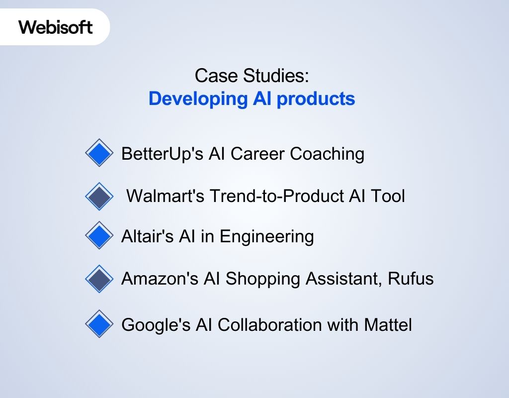Case Studies Developing AI products 