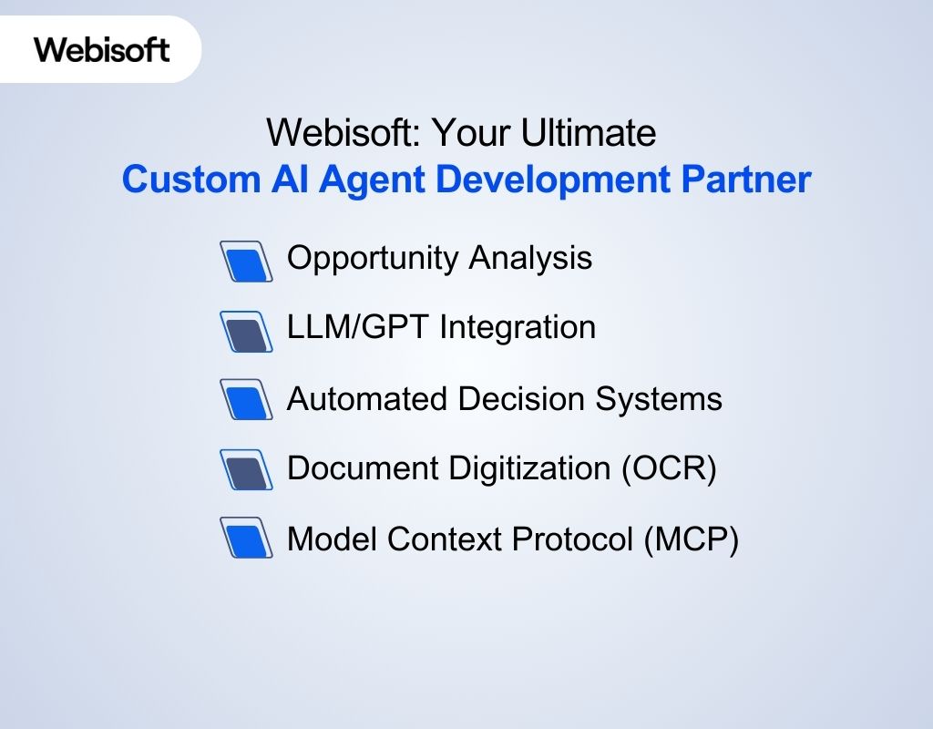 Webisoft Your Ultimate Custom AI Agent Development Partner