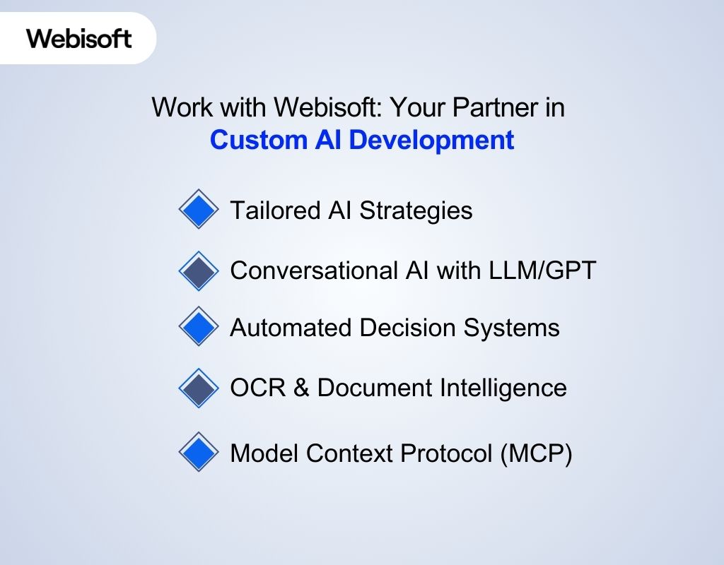 Work with Webisoft Your Partner in Custom AI Development