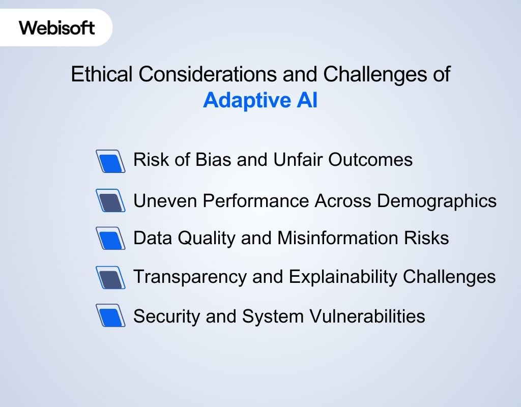 Ethical Considerations and Challenges of Adaptive AI