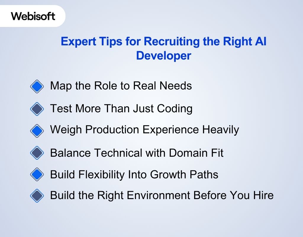Expert Tips for Recruiting the Right AI Developer