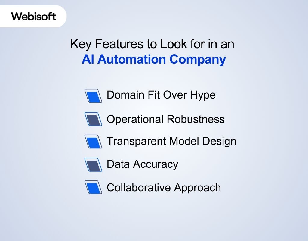 Key Features to Look for in an AI Automation Company