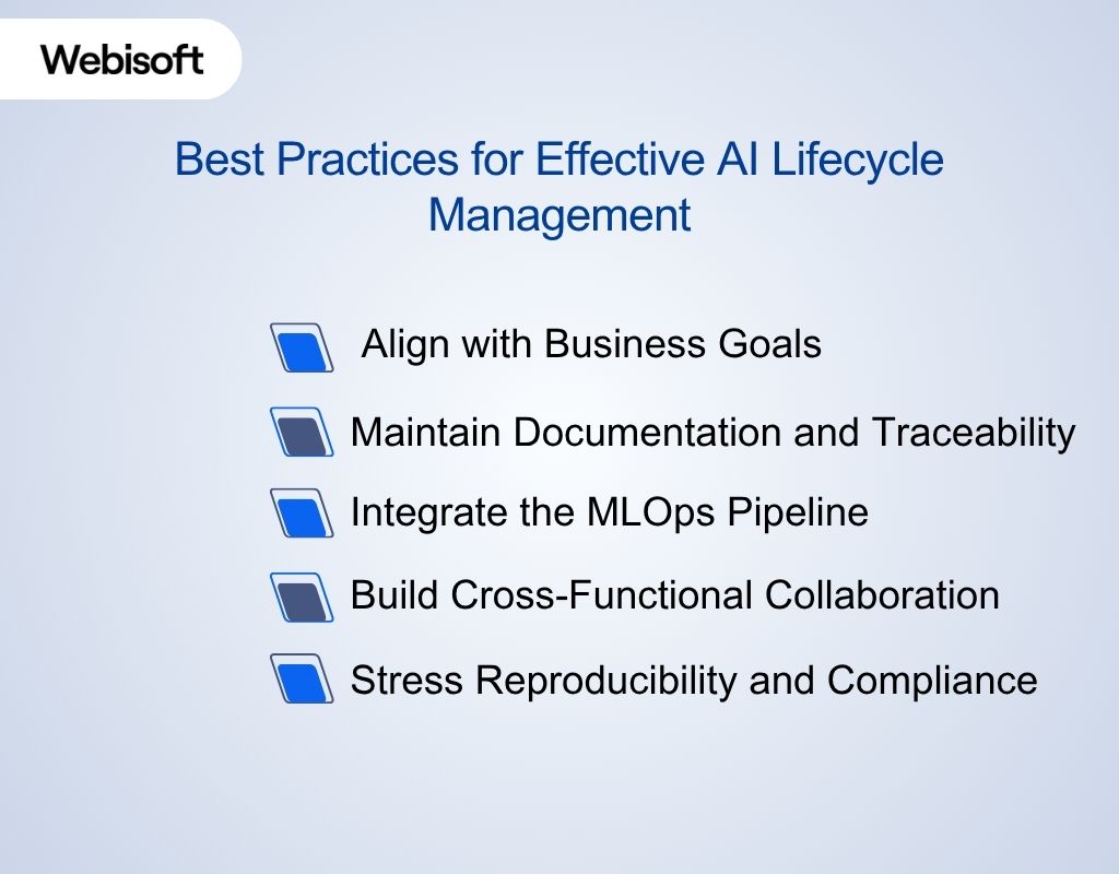 Best Practices for Effective AI Lifecycle Management