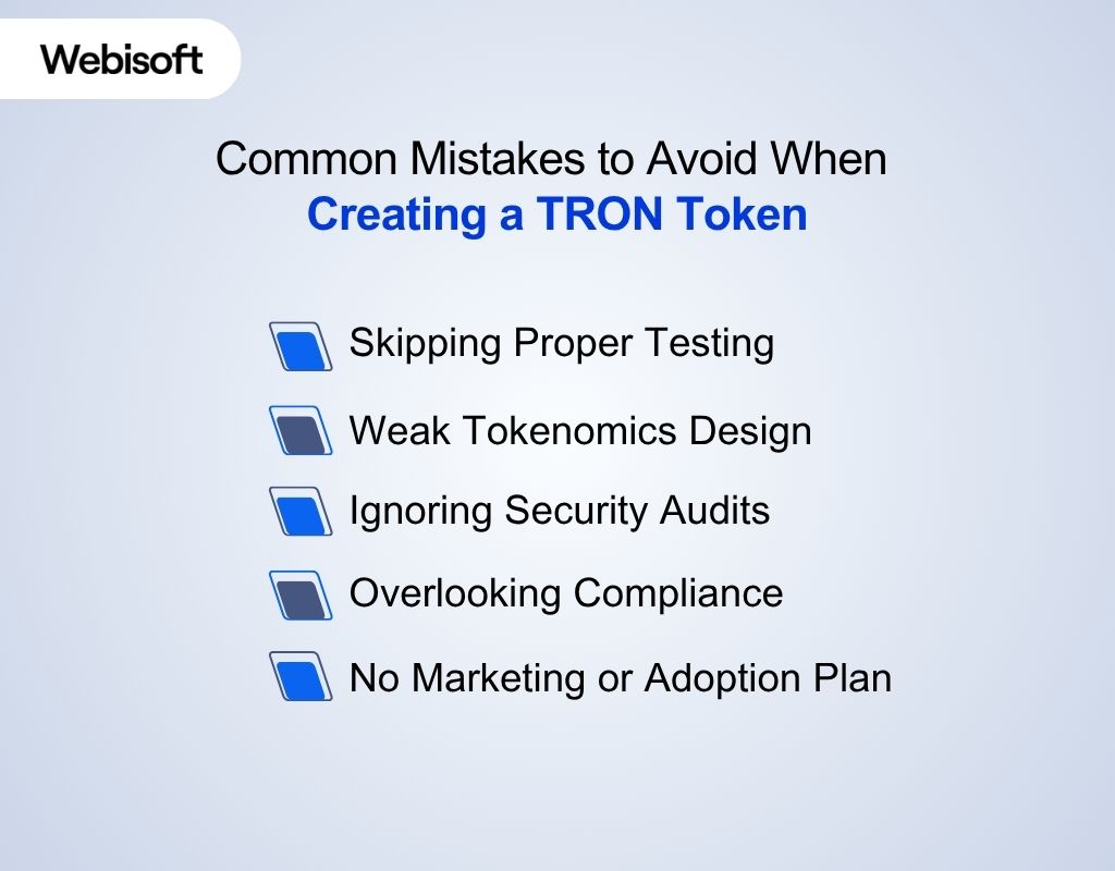 Common Mistakes to Avoid When Creating a TRON Token