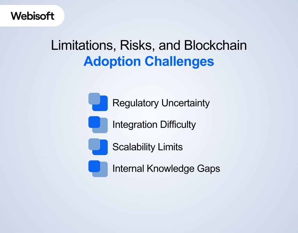 Limitations, Risks, and Blockchain Adoption Challenges