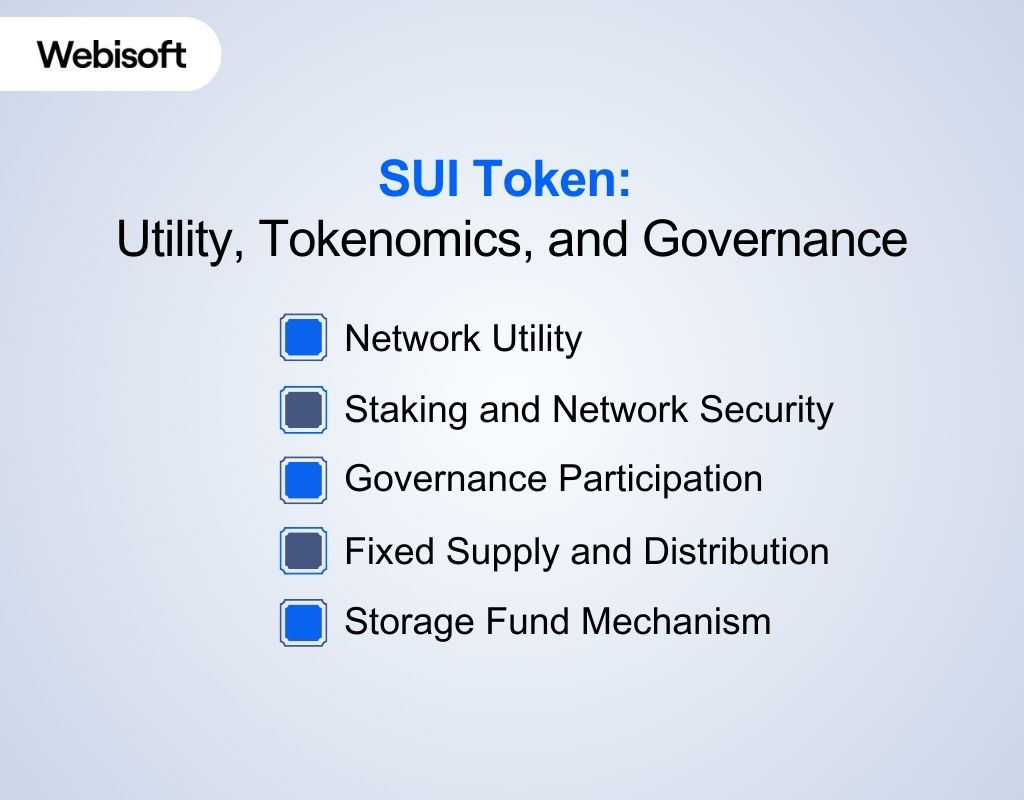 SUI Token Utility, Tokenomics, and Governance