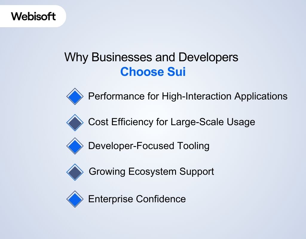 Why Businesses and Developers Choose Sui