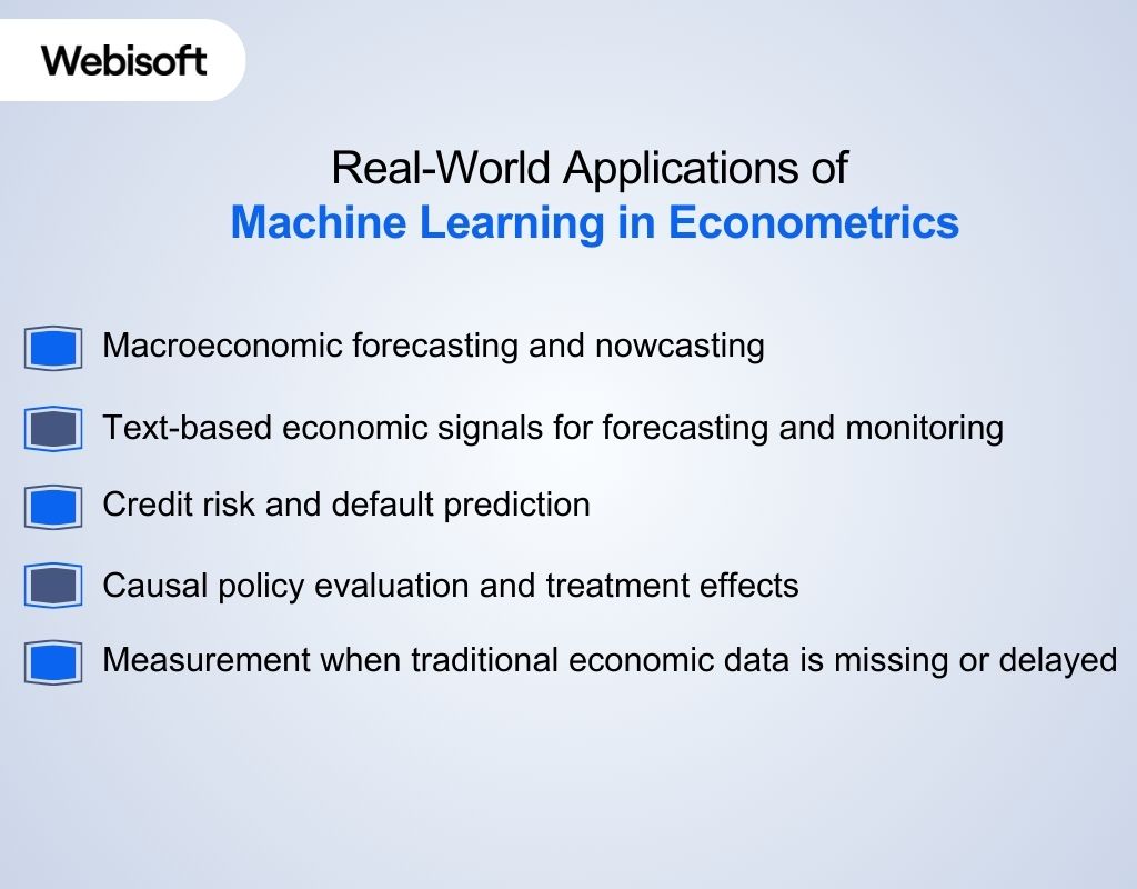 Real-World Applications of Machine Learning in Econometrics